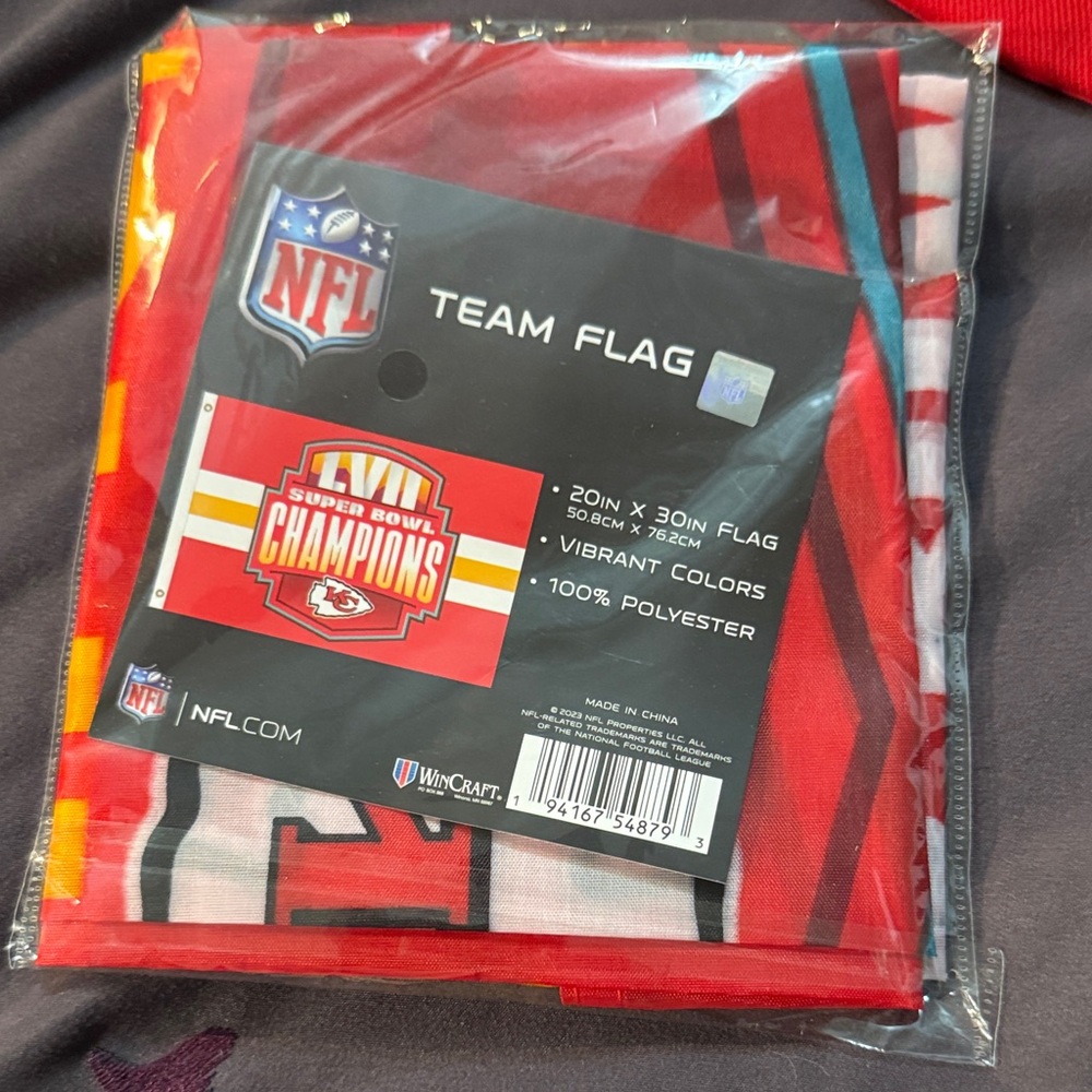 NFL KC Chiefs Team Flag